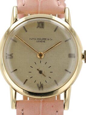Patek Philippe Calatrava Pink Dial 18k Rose Gold 29mm Manual Wind Womens